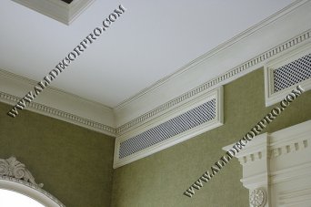 Патинированная лепнина Патинированная лепнина в интерьере.jpg