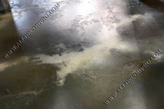 Полы декорированные микробетоном