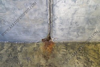 Стены и полы декорированные микробетоном