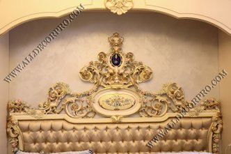 Гипсовая лепнина позолоченная поталью
