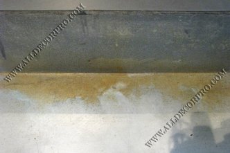 Пол декорированный мерцающим камнем
