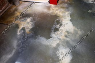 Полы декорированные микробетоном