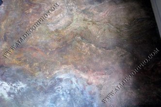 Полы декорированные микробетоном
