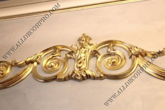 Гипсовая лепнина позолоченная поталью