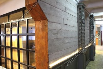 Стены и полы декорированные микробетоном