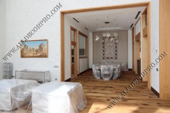 Стены декорированные микробетоном