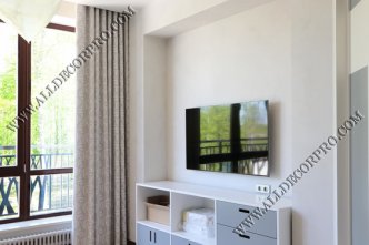 Стены декорированные микробетоном