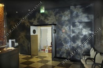 Стены расписанные под дым