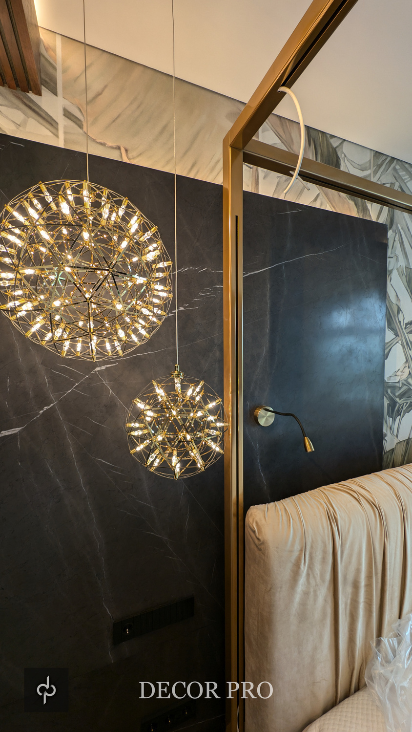 Каркас кровати металлизированный жидким металлом PRO-METAL 2K