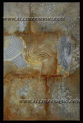 36.Декоративная штукатурка "Texture Tex" Декоративная штукатурка "имитация сшитых заклепками листов состаренного металла с ржавчиной".jpg