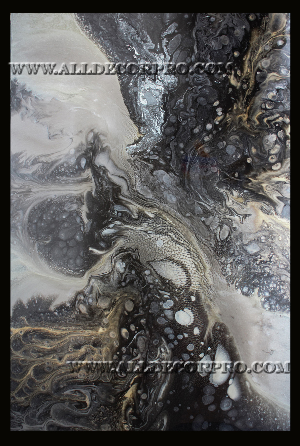 27.Венецианская штукатурка McCloskey "Venetian Plaster" Венецианская штукатурка имитирующая черный мрамор McCloskey "Venetian Plaster".jpg