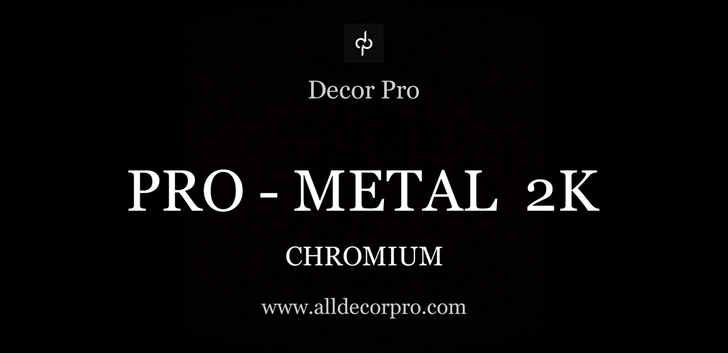 Жидкий металл PRO-METAL 2K, двухкомпонентный, Хром