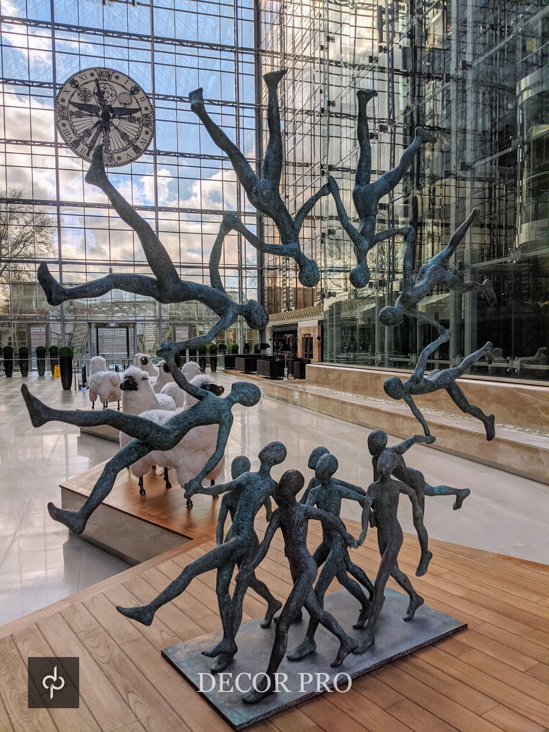 Скульптура в оксидированном жидком металле PRO-METAL