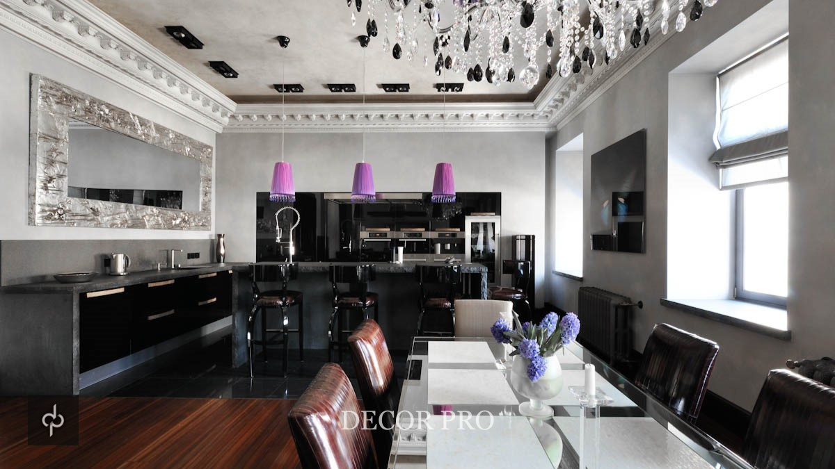 Микробетон в частном интерьере