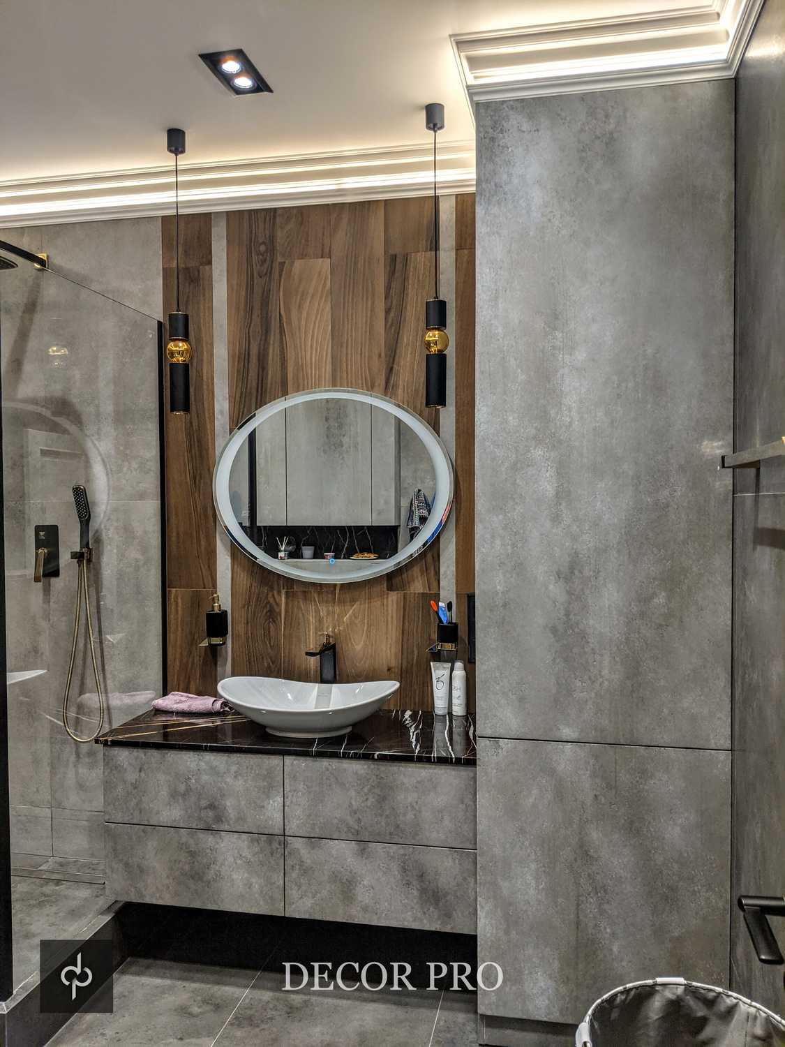 Фасады декорированные микроцементом DECO-CEMENTO