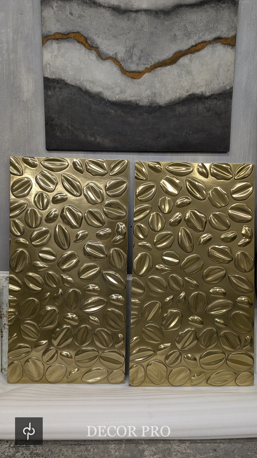 Облицовка барной стойки металлизированная жидким металлом PRO-METAL