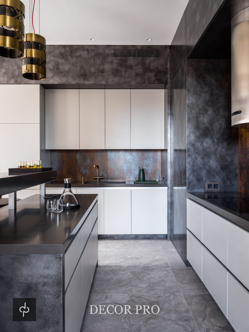 Кухня металлизированная жидким металлом PRO-METAL